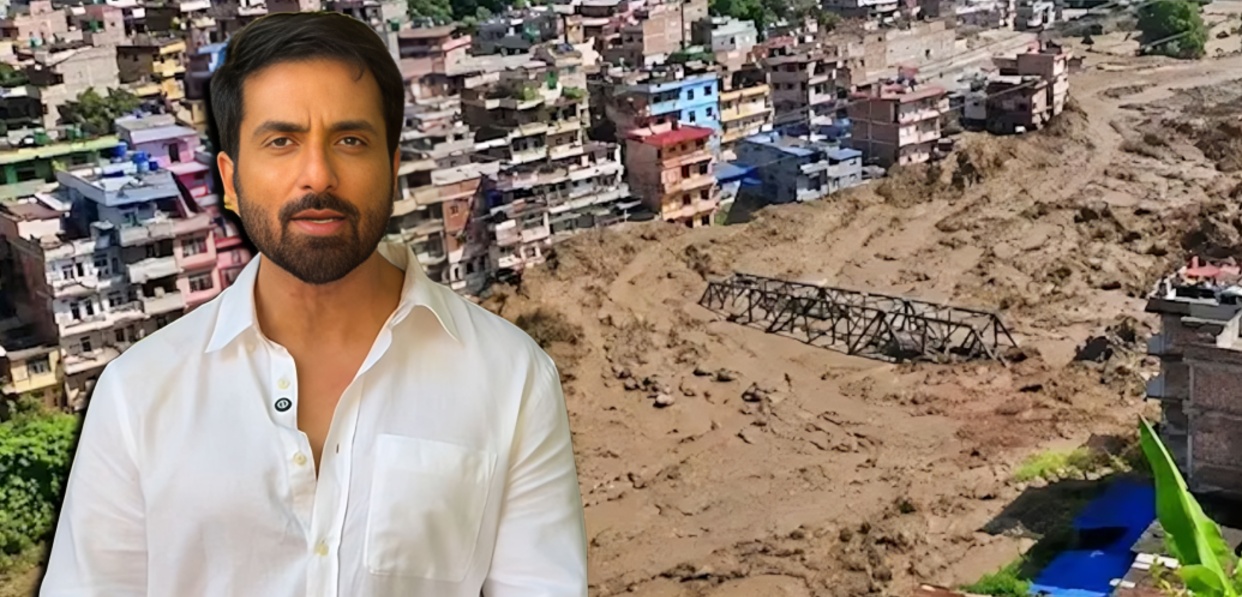 Sonu Sood Visits Flood Hit Nepal With Relief Supplies, Inspects Trishuli Bazar