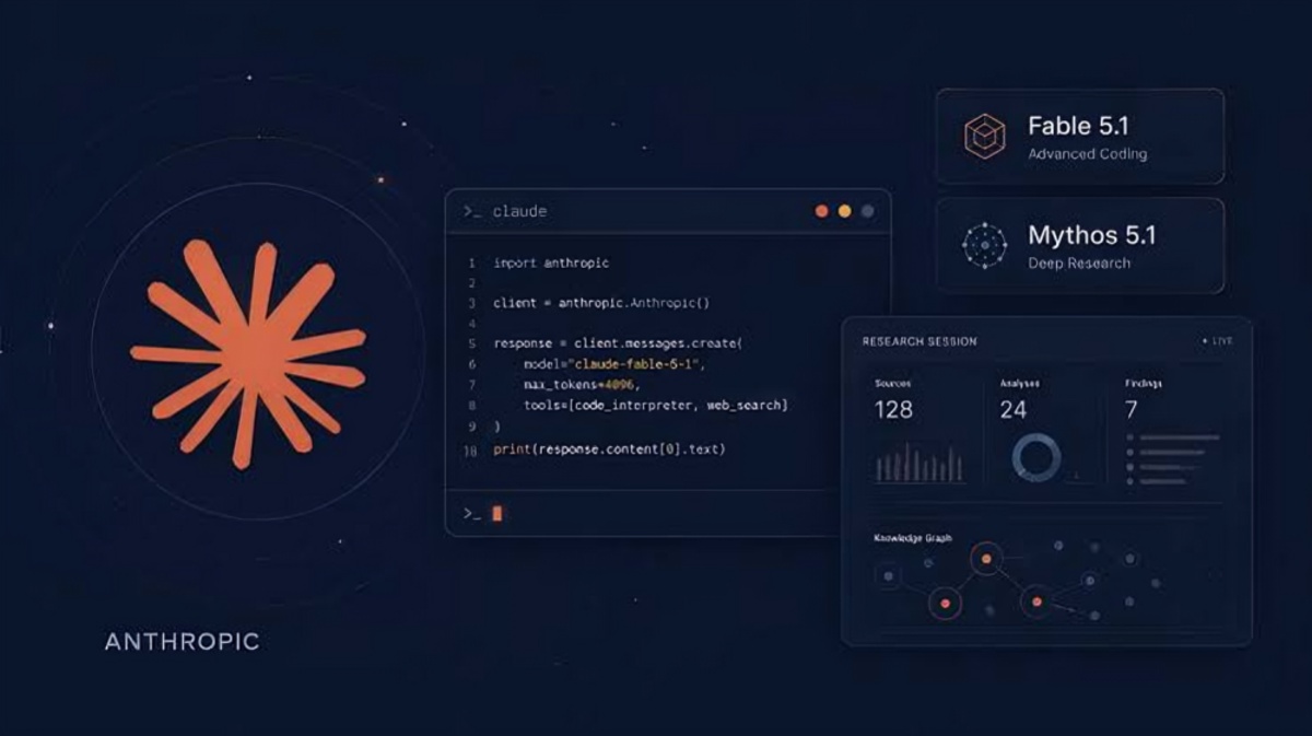 Anthropic Launches Claude Fable 5.1 and Mythos 5.1 With Stronger Coding and Research Capabilities