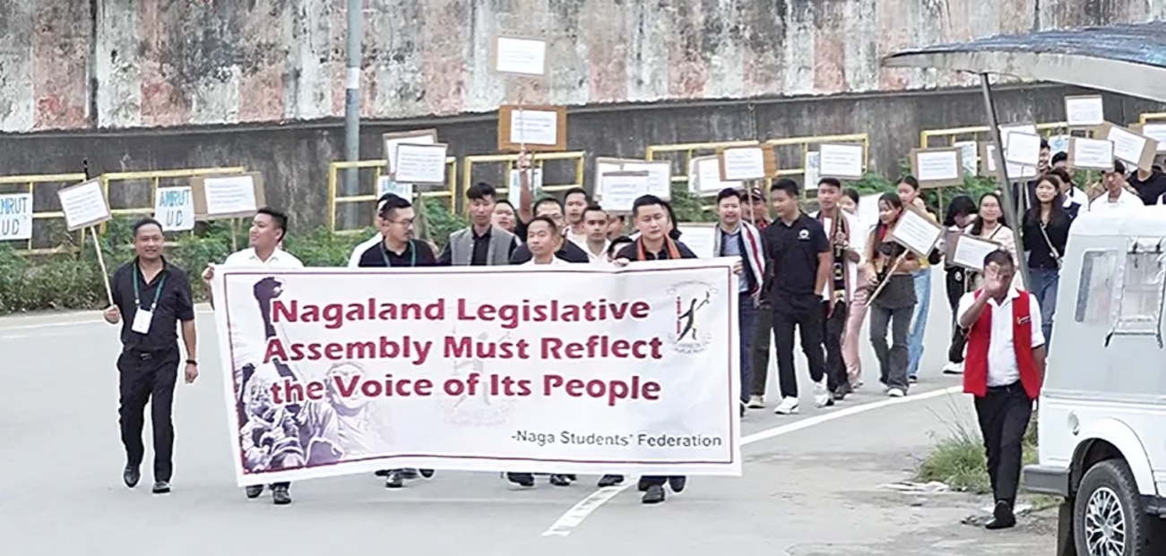 Nagaland Vande Mataram Row: NSF Continues Protest, Seeks Assembly Resolution Against Compulsory Sing