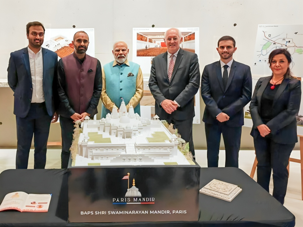 PM Modi Says India France Relations Reach New Heights at BAPS Temple Inauguration in Paris