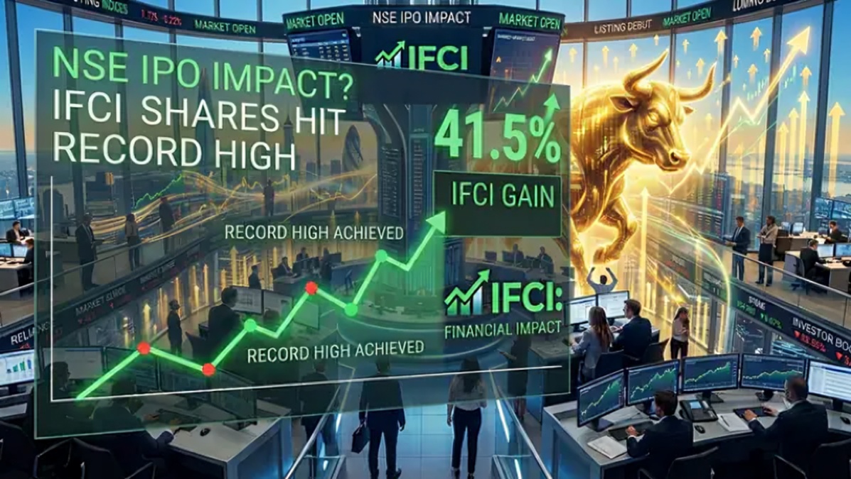 IFCI Shares in Focus Ahead of NSE IPO as Listing Could Unlock Value Through SHCIL