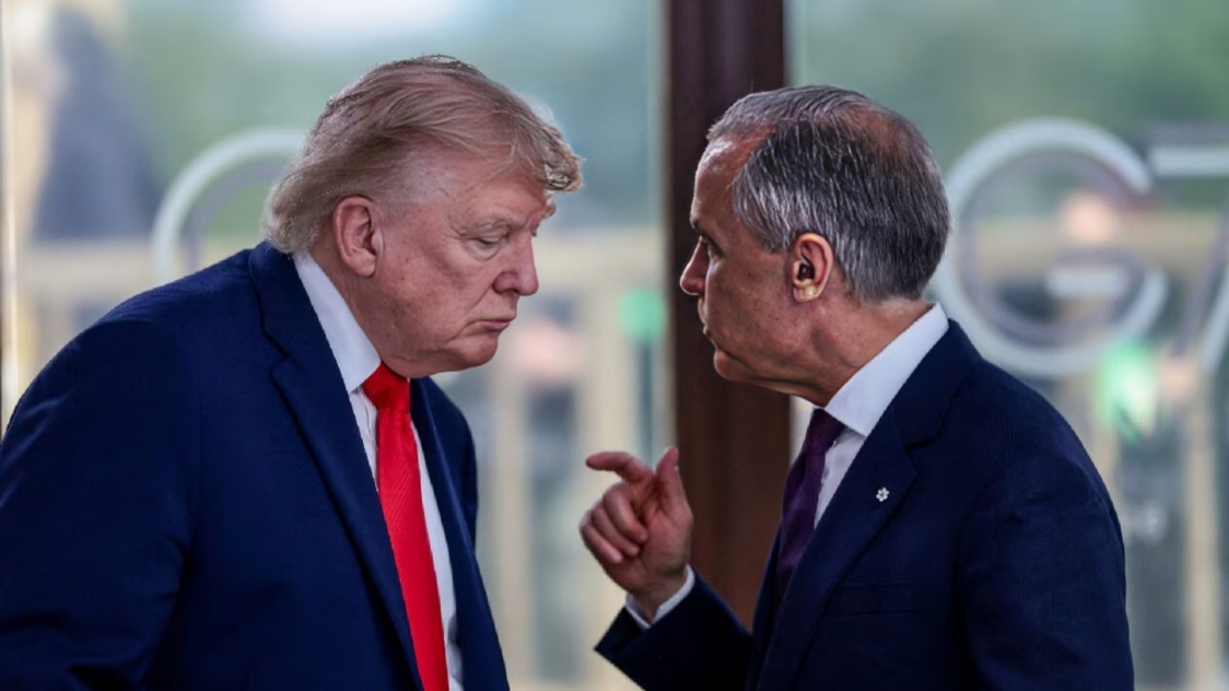 Trump and Carney Clash Over Tariffs as US Canada Trade Tensions Escalate