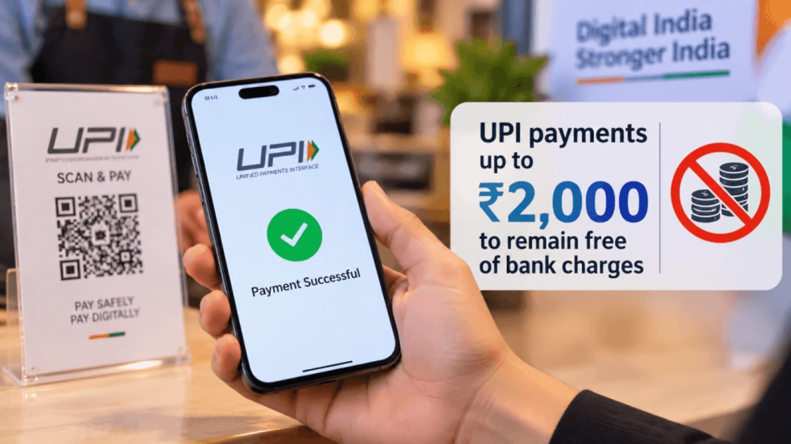 UPI Payments Up to Rs 2,000 Remain Free Under New Finance Ministry Notification