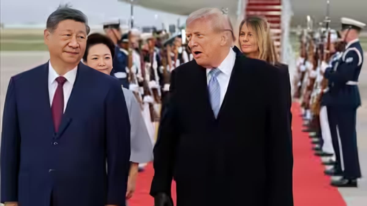 Trump Welcomes China’s Xi Jinping at US Air Base Amid Ongoing Tensions