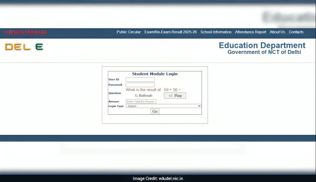 Delhi EWS Admissions 2026: Final Lottery Result Released for Nursery, KG and Class 1 at edudel.nic.i