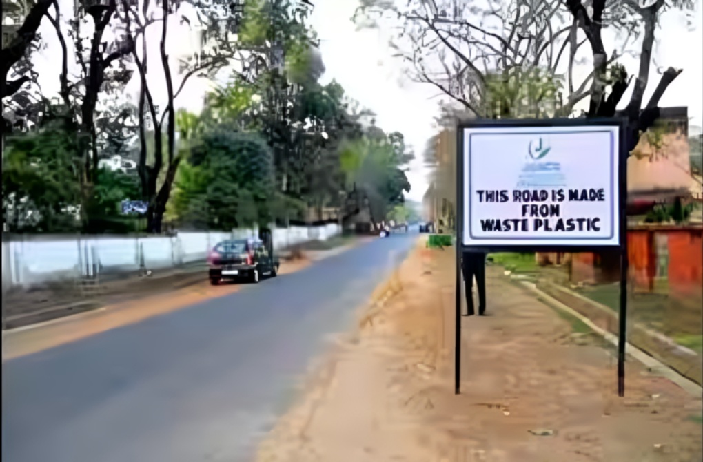Waste Plastic Mixed with Bitumen Tested on NH 44 in Jhansi in Road Sector First