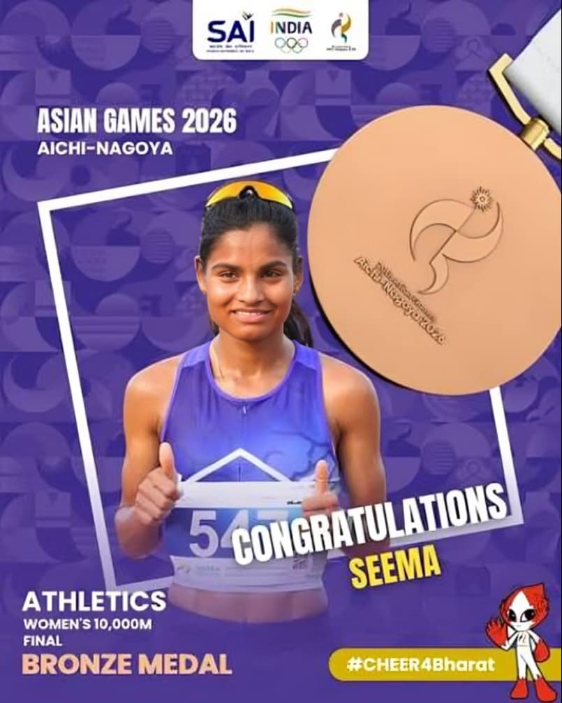Asian Games 2026 Day 7: Prachi Wins Women’s 400m Bronze as India Adds More Athletics Medals