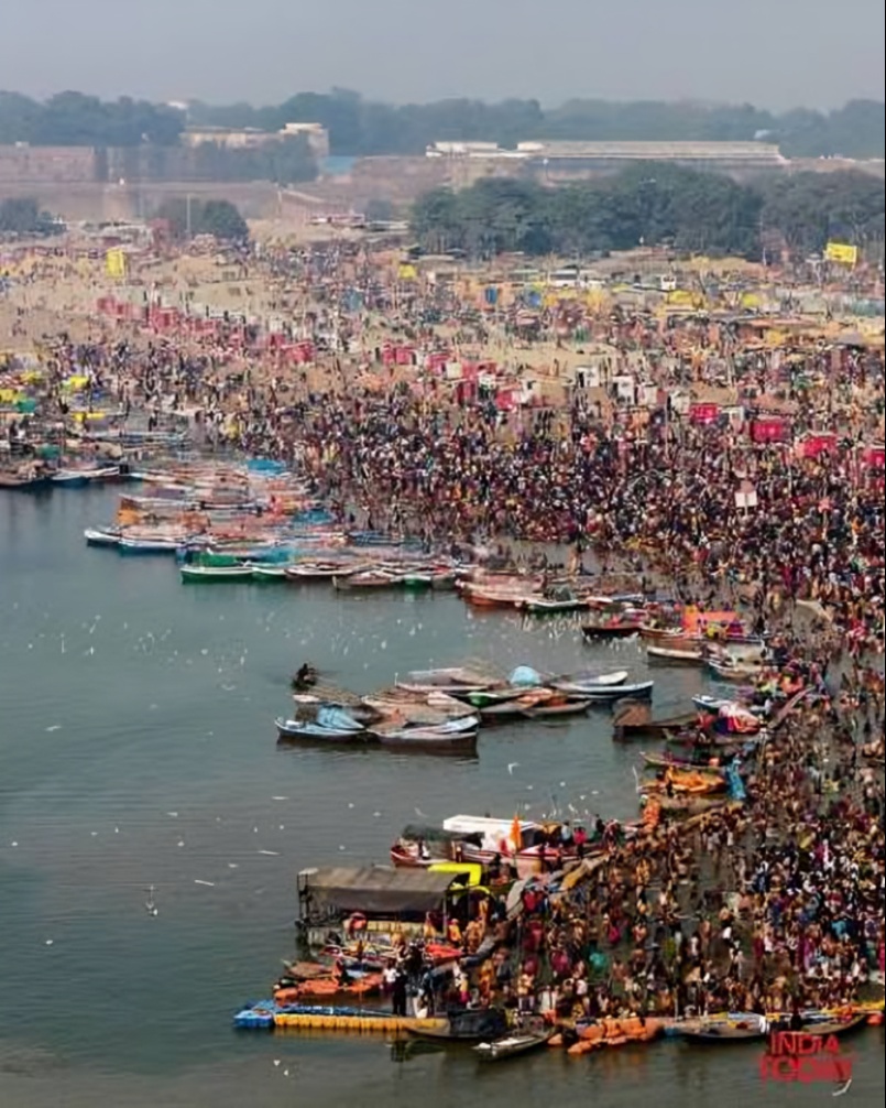 பிரயாக்ராஜில் மீண்டும் உயர்கிறது கங்கை நீர்மட்டம் பித்ரு பக்ஷத்தில் சங்கமத்திற்கு குவியும் பக்தர்கள்