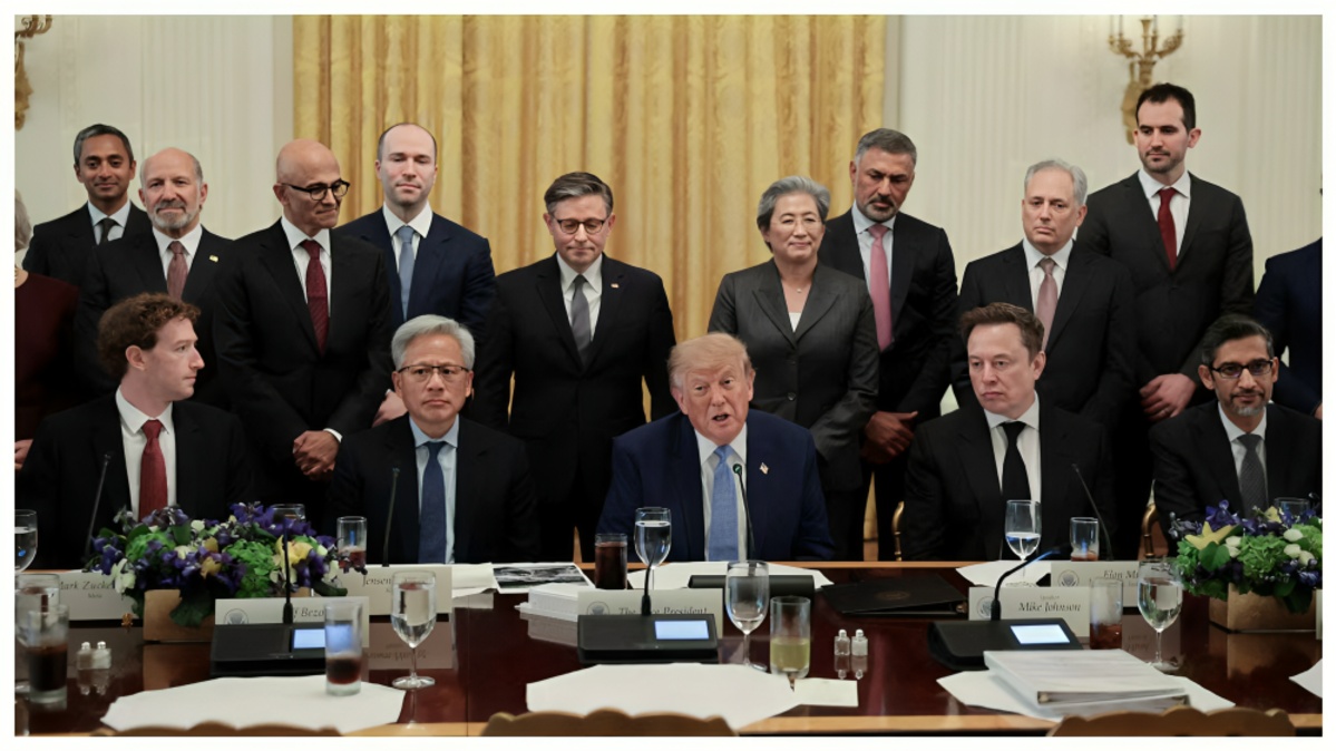 Trump Renames AI as Super Intelligence as Tech Giants Sign Voluntary White House Safety Accord