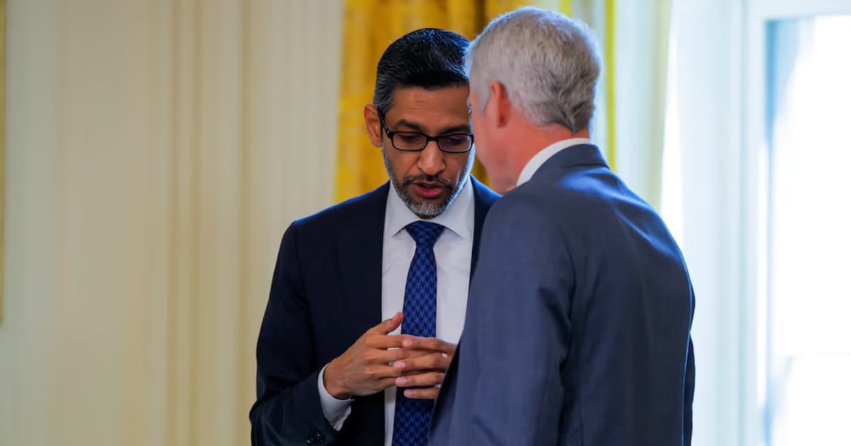 Donald Trump Calls Sundar Pichai a Monster During White House AI Meeting and Tells Dario Amodei to B