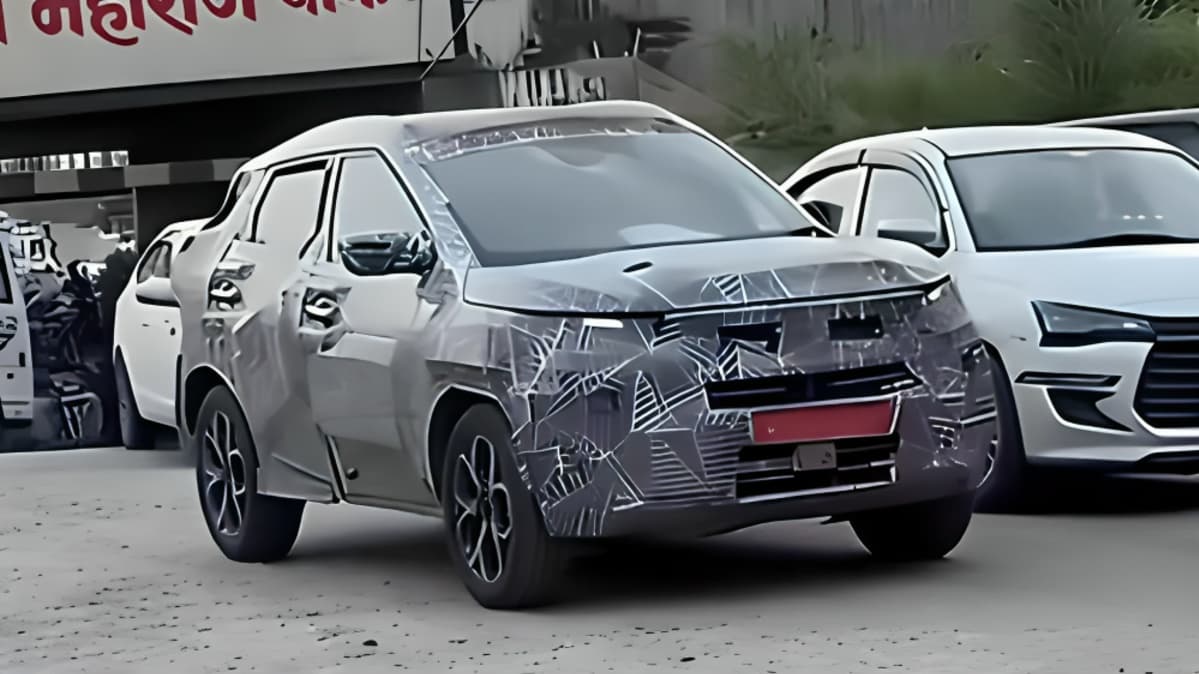 2027 Tata Nexon Spotted Again With New Front Design and Curvv Style Alloy Wheels
