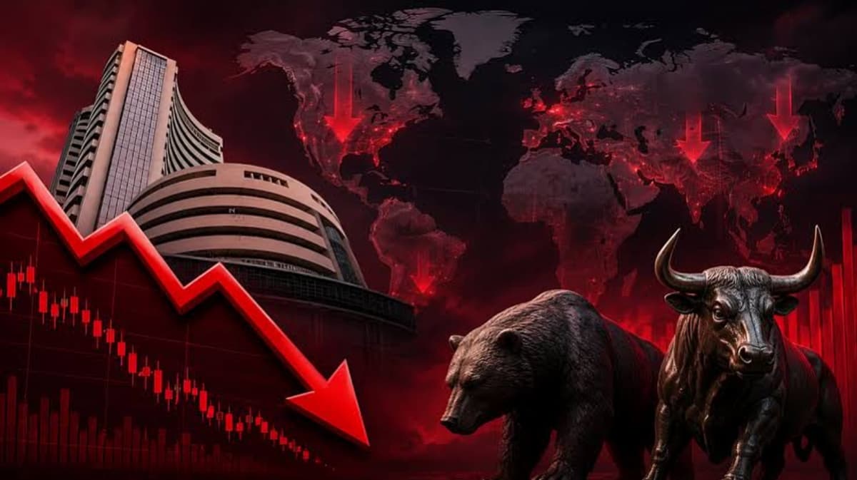 Sensex and Nifty Extend Losses as Foreign Outflows and Global Cues Pressure Indian Markets