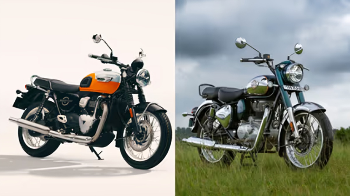 Triumph Bonneville T40 vs Royal Enfield Classic 350: Price, Features and Engine Compared