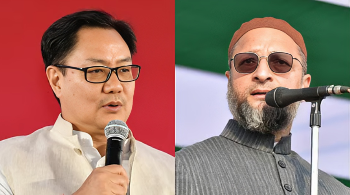 Asaduddin Owaisi Seeks Kiren Rijiju’s Intervention in Race Course Masjid Demolition Dispute