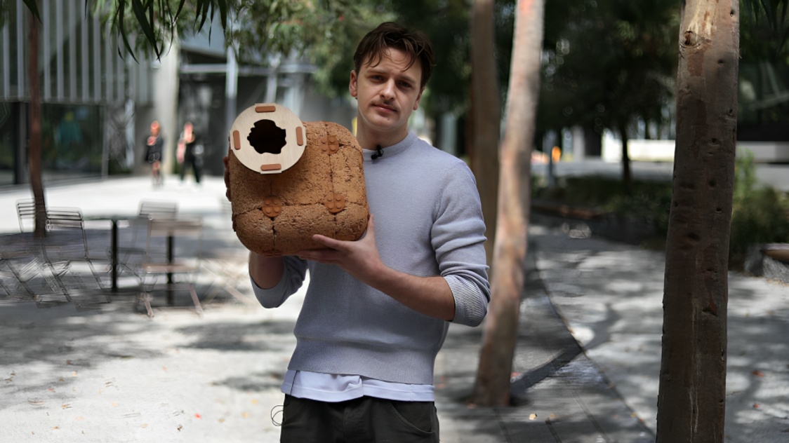 Australian Designer Creates Hempcrete Wildlife Shelters to Help Protect Threatened Native Animals