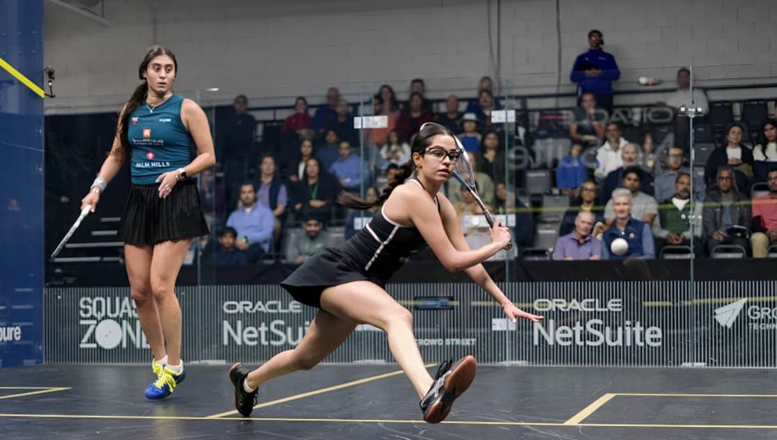 Anahat Singh Stuns Eight-Time World Champion Nour El Sherbini to Reach Silicon Valley Open Quarter-F