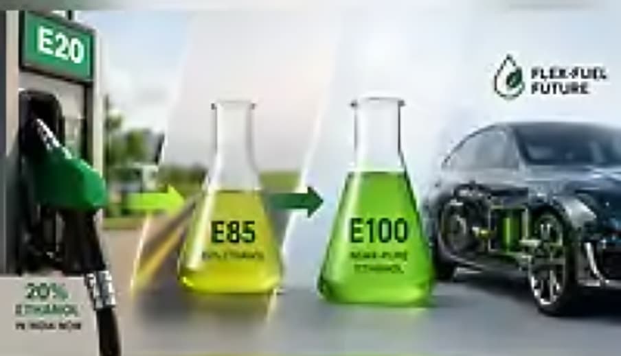 India Approves E100 Ethanol Fuel for Certified Flex Fuel Vehicles