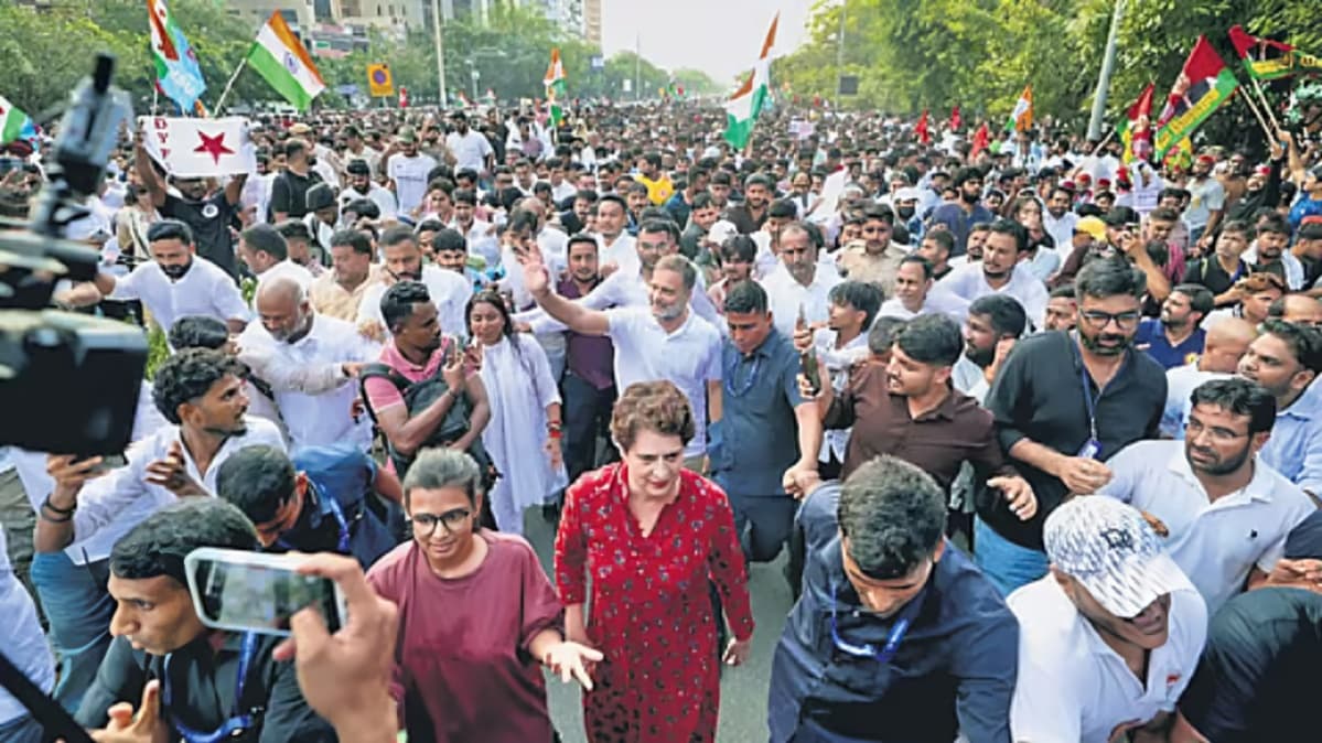 Rahul Gandhi Renews Chalo Dilli Call for November 1 March to Protect Democracy and Constitution