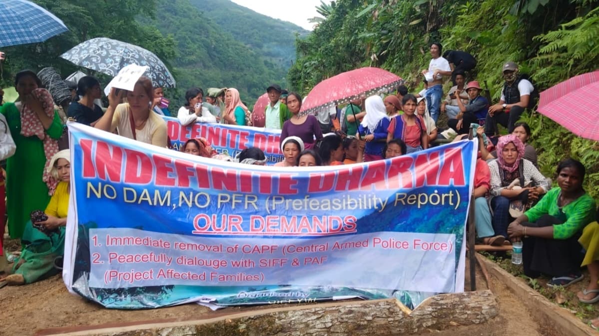 Security Tightened at Key Arunachal Pradesh Bridge Amid Protests Against Siang Hydropower Project