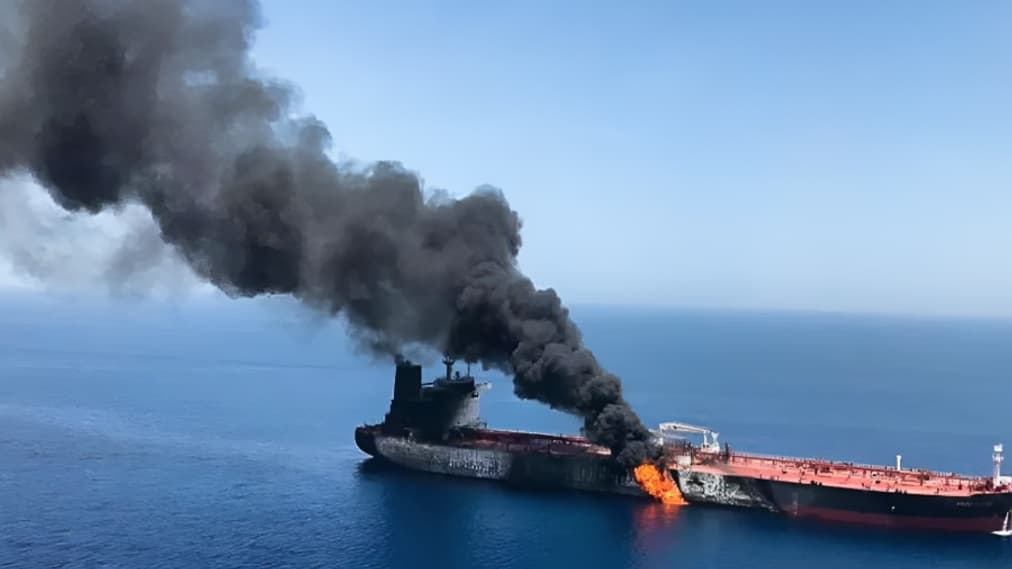 Vessel Reported on Fire Near Oman as Israel Election Deadlock Continues Amid US Iran Tensions