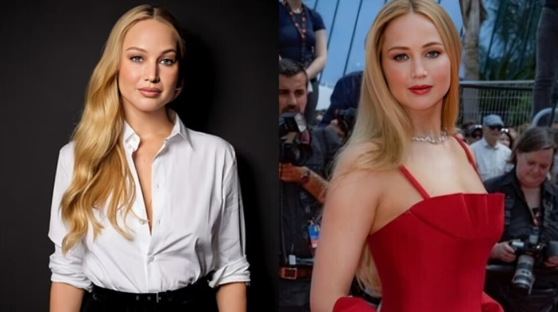 Jennifer Lawrence Photoshoot Sparks Online Debate Over Her Appearance and Unverified Plastic Surgery Claims