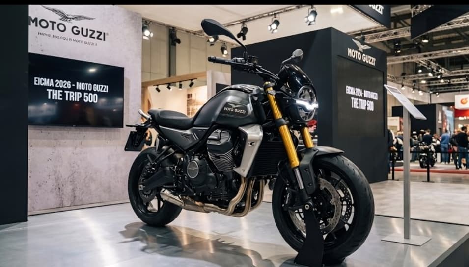 Moto Guzzi The Trip 500 Revealed Ahead of EICMA 2026 With Neo Retro Design and Three Colour Options