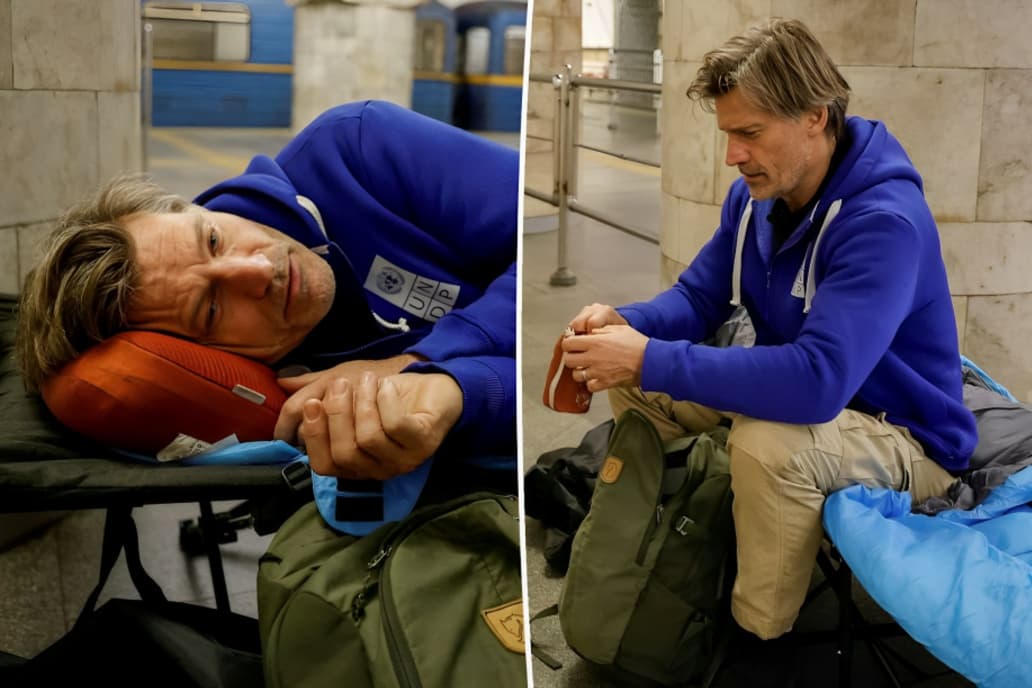 Game of Thrones Star Nikolaj Coster-Waldau Spends Night in Kyiv Metro Amid Russian Air Raid Threat