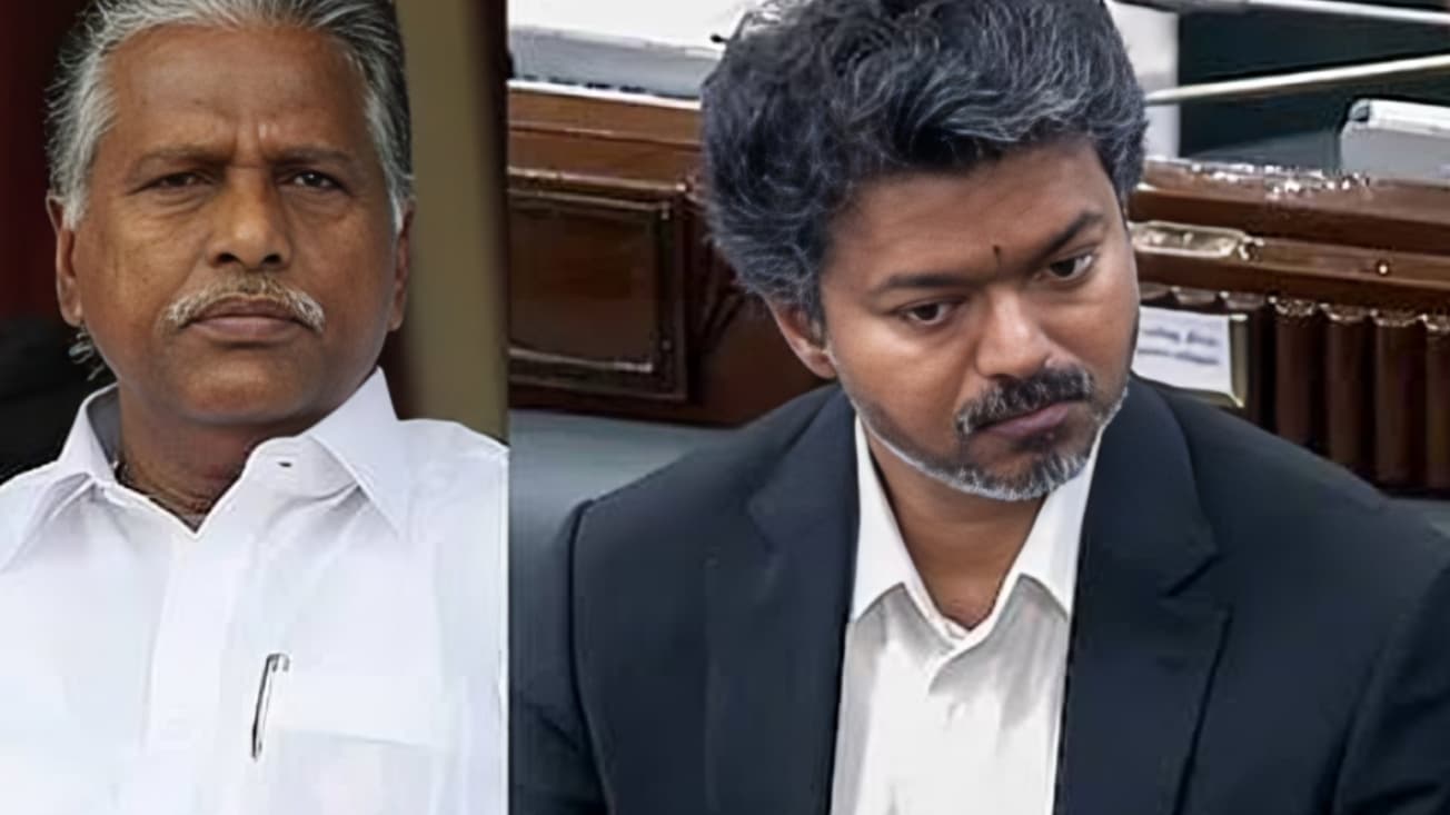 விஜய் ஹிட்லரைப் போன்று செயல்படுகிறார்: கே.பி.முனுசாமி குற்றச்சாட்டு; செஞ்சி சிறுமி, தேனி சிறை விவகாரங்களையும் சுட்டிக்காட்டி விமர்சனம்